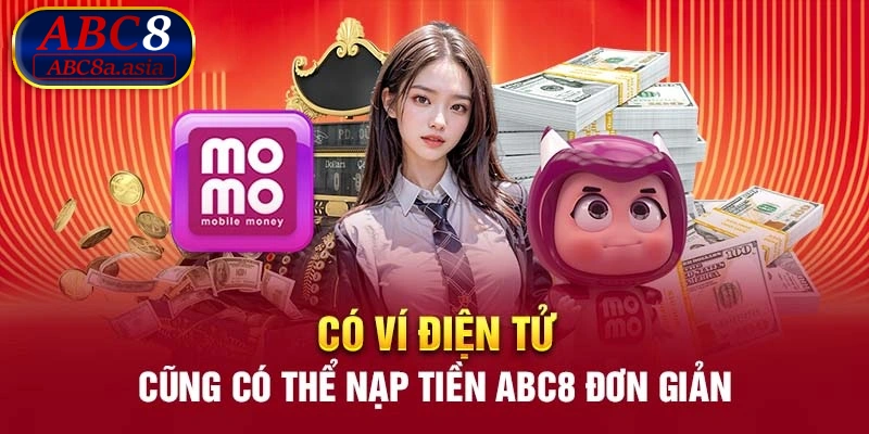 Nạp tiền ABC8 qua ví điện tử